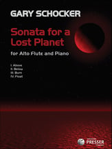 SONATA FOR A LOST PLANET ALTO FLUTE AND PIANO cover